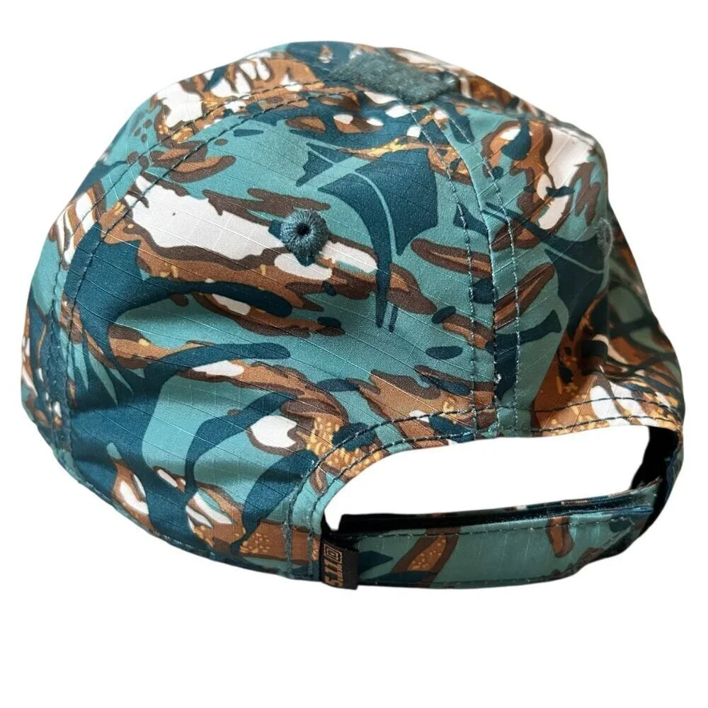 5.11 Neu Vay Camo Dad Hat Tropical Camouflage Cap Lightweight - Picture 4 of 6